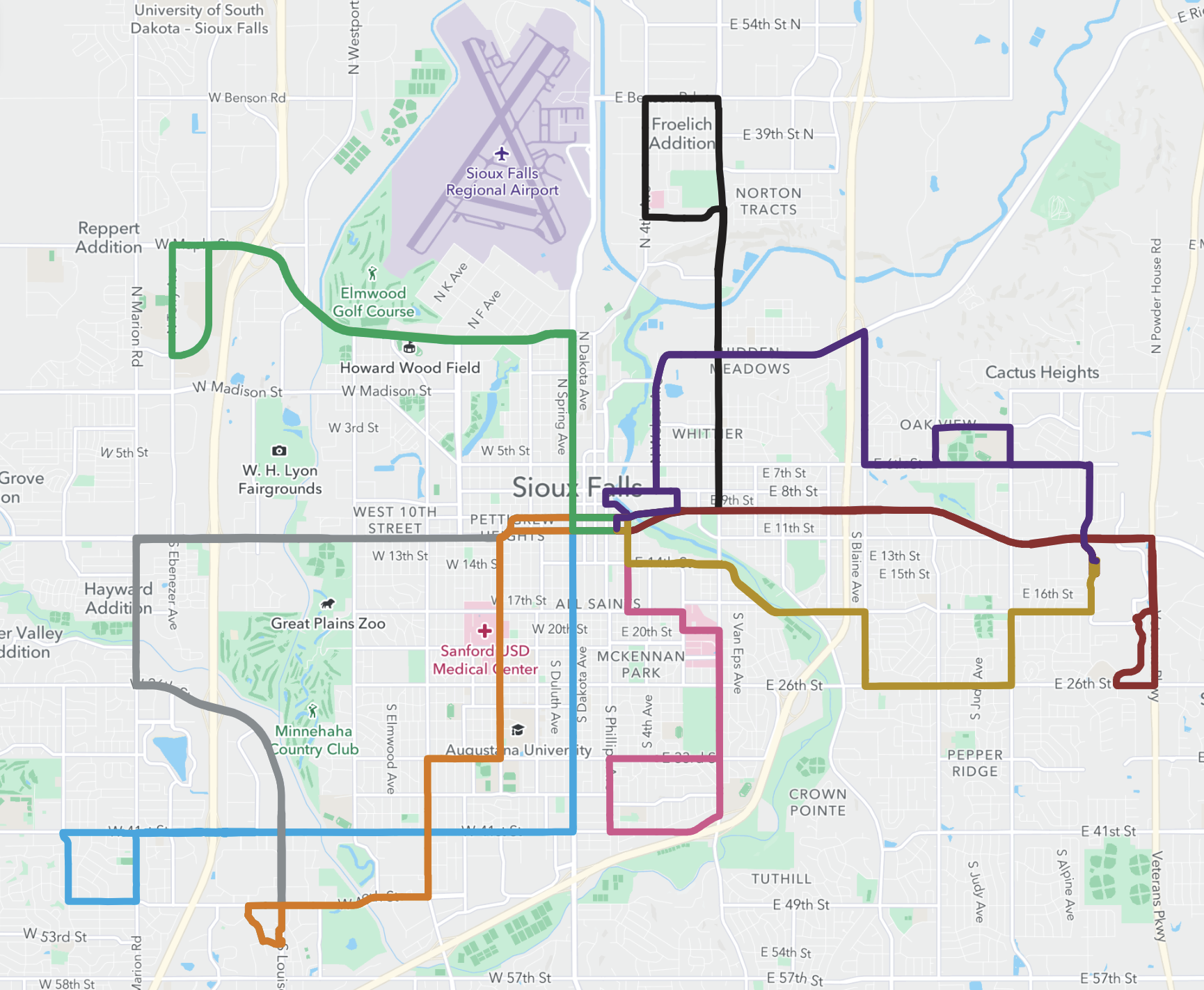 Bus Routes Sioux Area Metro bus-routes-sioux-area-metro